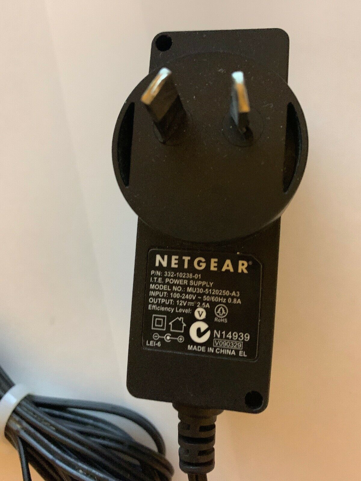 NEW Netgear MU30-5120250-A3 AC Adapter 12V 2.5A power supply